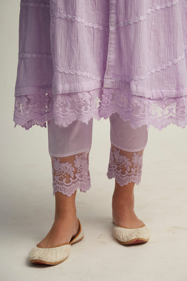 MAHJABEEN  LILAC PANT